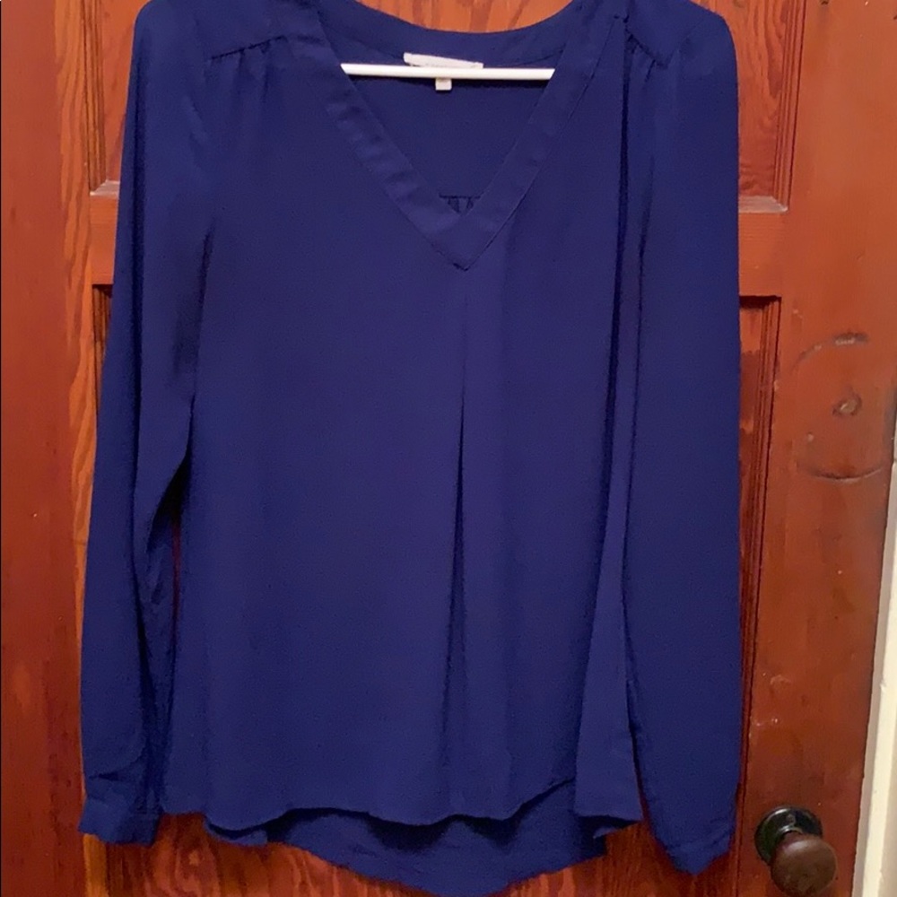 Navy Blue Blouse
